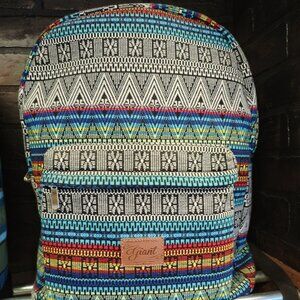 Unisex Backpack Simple Student School Bag Lightweight Durable Daypack Multicolor